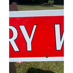 Original Montgomery Ward Porcelain Store Sign Large 6ft