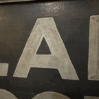 Original 5ft Lapeer Hospital Insane Asylum Wooden Trade Sign Primitive Medical