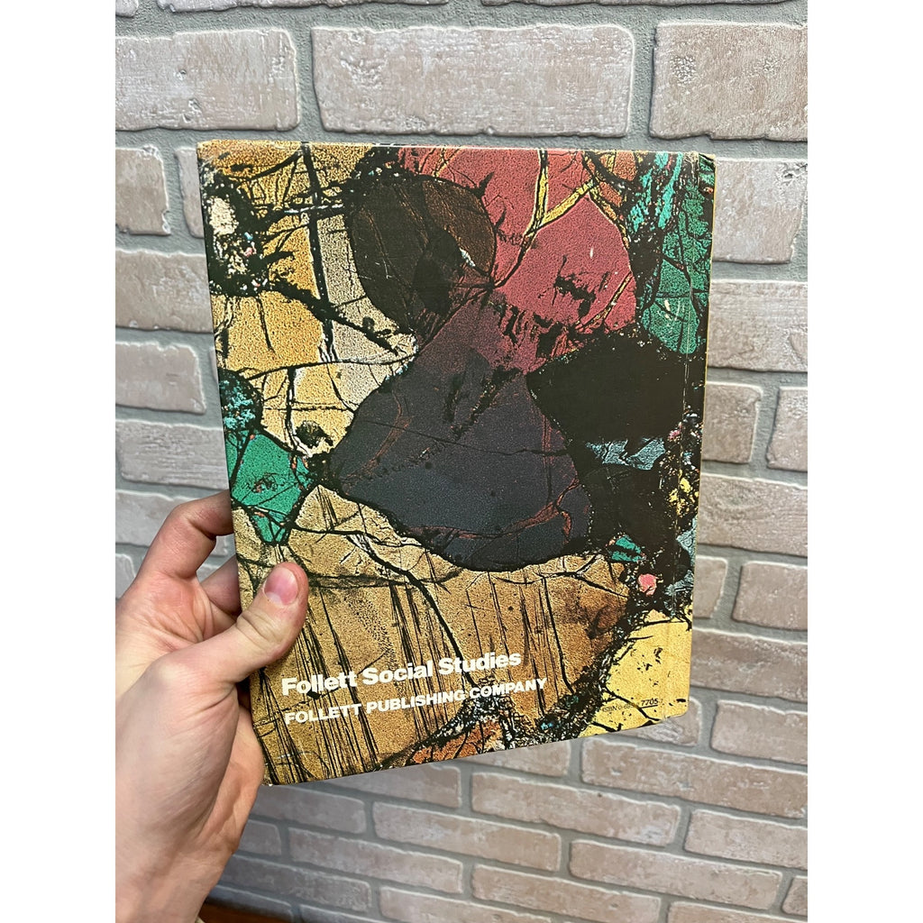 Vintage 1977 Exploring Wisconsin Follett Textbook Home School Social Studies