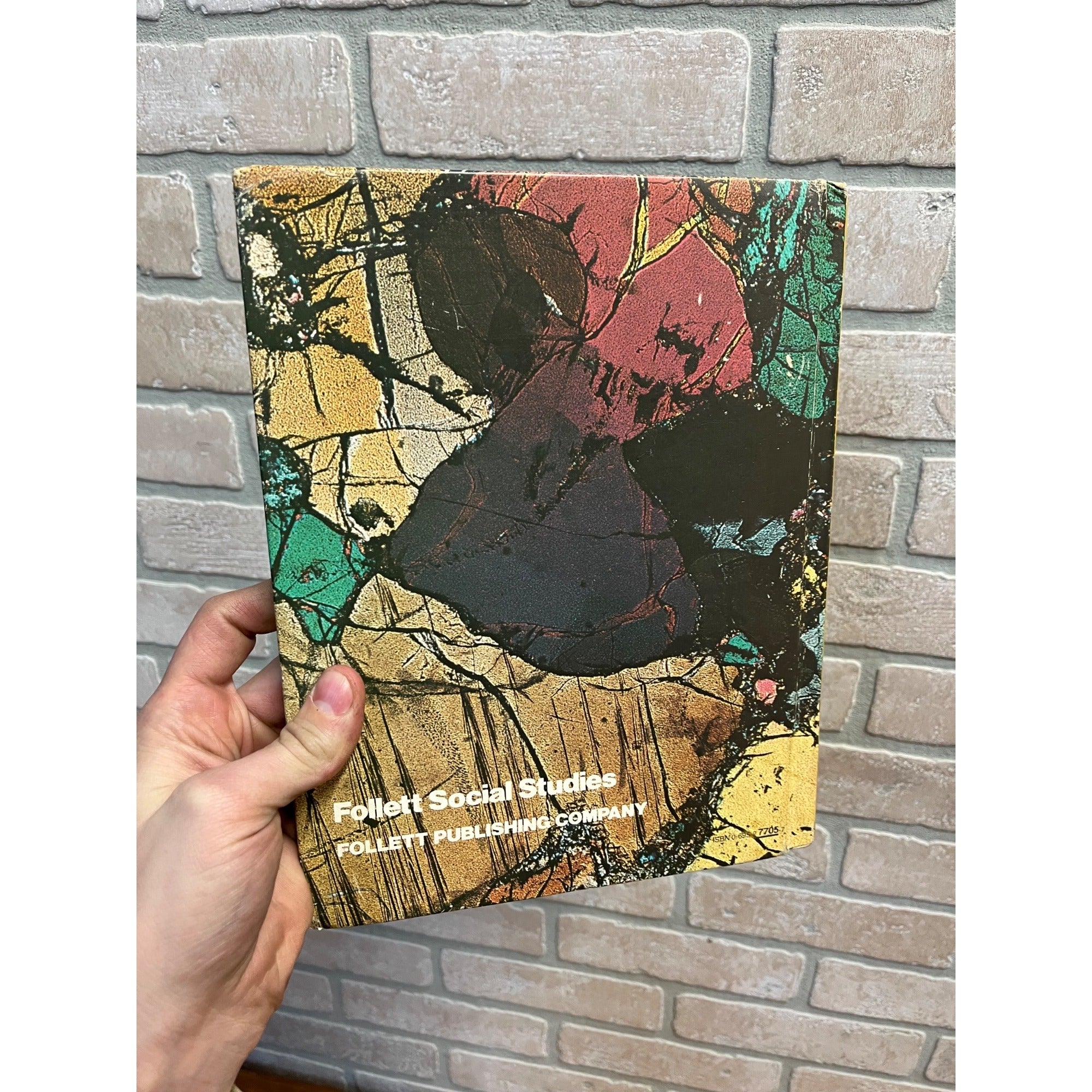 Vintage 1977 Exploring Wisconsin Follett Textbook Home School Social Studies