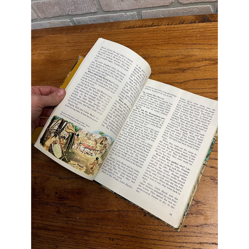 Vintage 1977 Exploring Wisconsin Follett Textbook Home School Social Studies