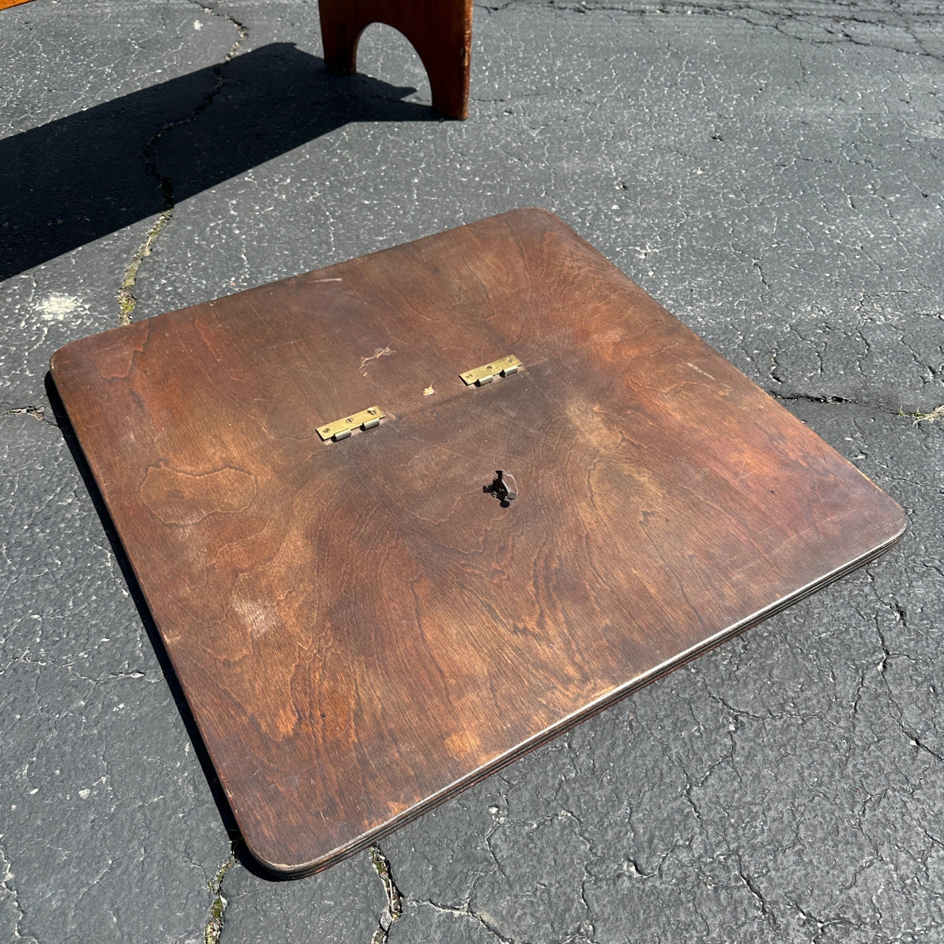 Vintage Oskar Merte 1928 Parlor Table Top Artwork Fox Hunting Dogs Horses Esquitarian