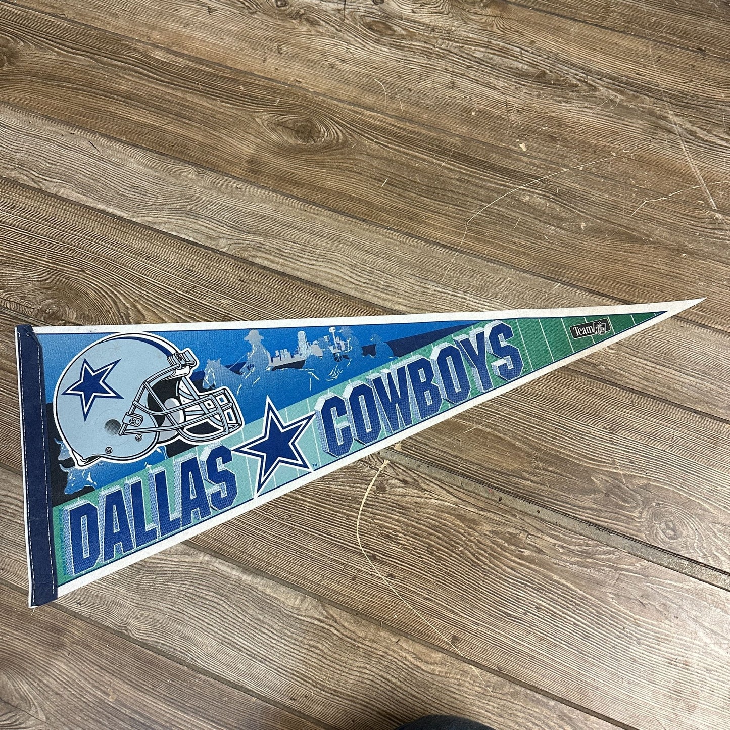 Vintage Dallas Cowboys NFL 30" Full Size Pennant Wincraft Edition #1