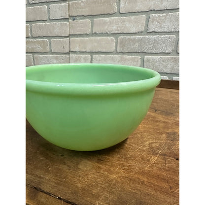 Vintage Jadeite 7" Mixing Bowl Kitchen Ware Jade Green - 3.75" Deep