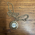 Vintage Willow Bay Studded Quarts Pocket Watch Ladies Nonworking
