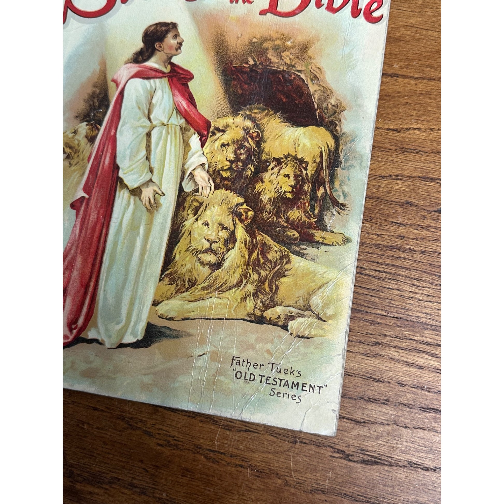 Antique 1890s Stories from the Bible Children's Book Illustrated Raphael Tuck 3164
