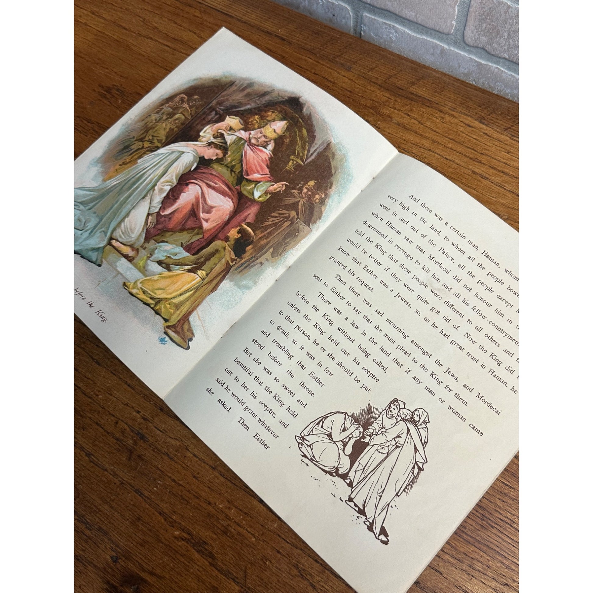Antique 1890s Stories from the Bible Children's Book Illustrated Raphael Tuck 3164