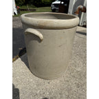 Antique Red Wing Union Stoneware 8 Gallon Birch Leaves Crock