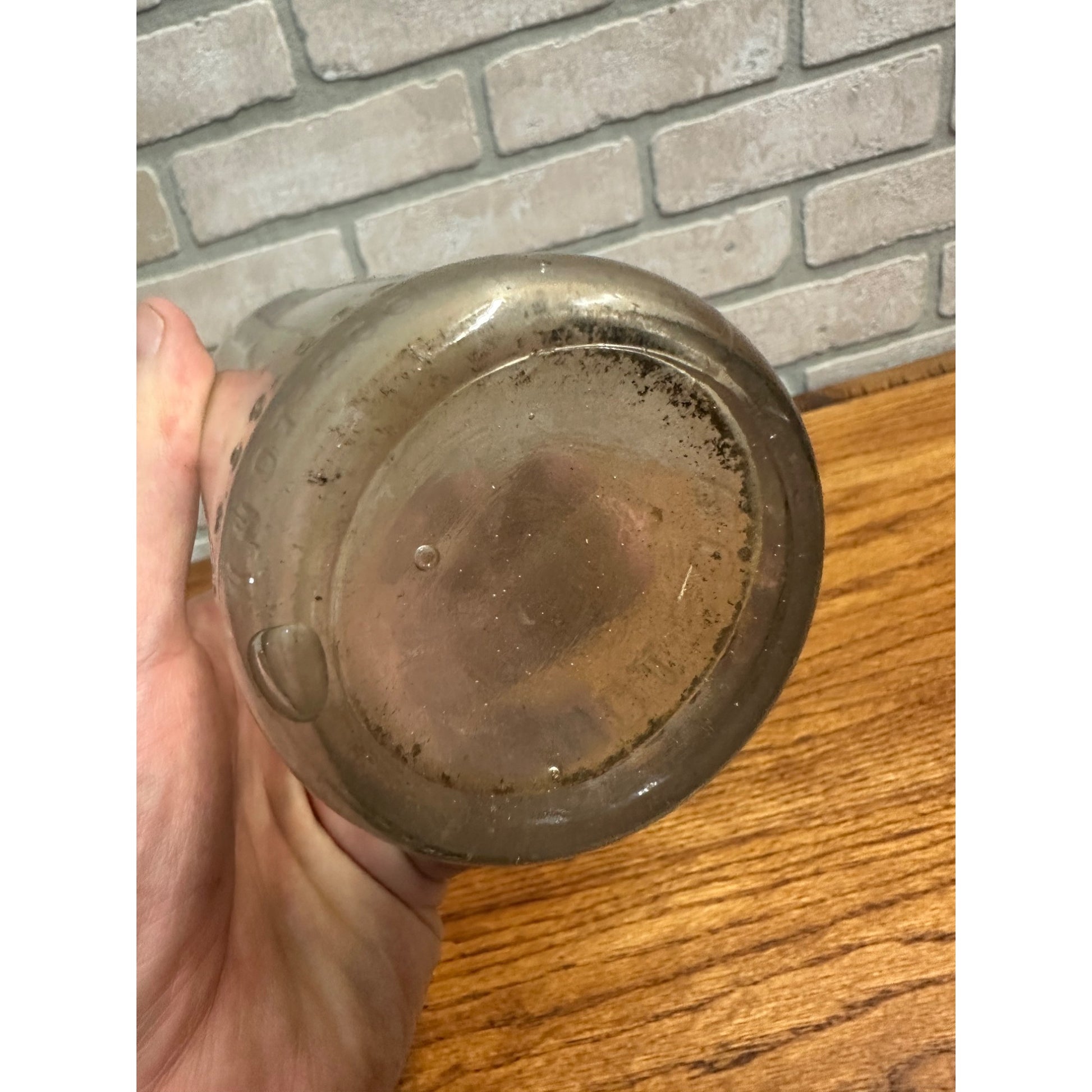 Pre-Pro J. Gahm & Son SCHLITZ Blob Beer Bottle 12oz Embossed Clear Boston Mass