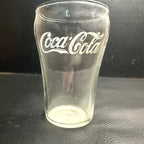 Circa 1927 Coca-cola Modified Flare Acid Etched Glass With Trade Mark In Tail AG797