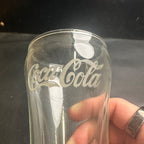 Circa 1927 Coca-cola Modified Flare Acid Etched Glass With Trade Mark In Tail AG797