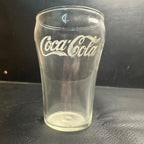 Circa 1927 Coca-cola Modified Flare Acid Etched Glass With Trade Mark In Tail AG797