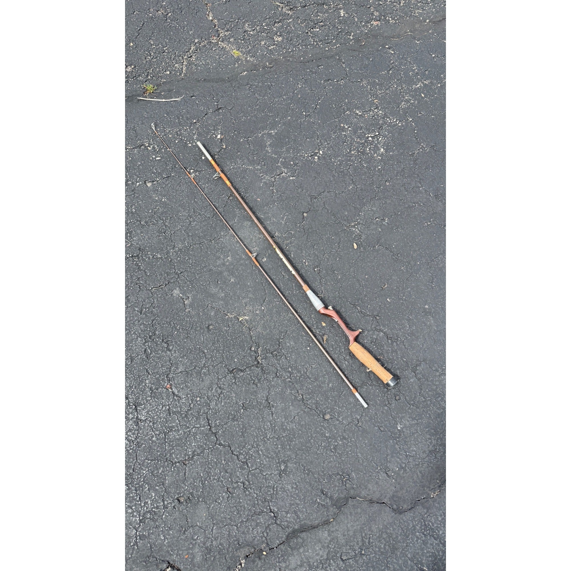 Vintage 46L Aristocrat 6ft 2 Piece Rod Fishing Pole