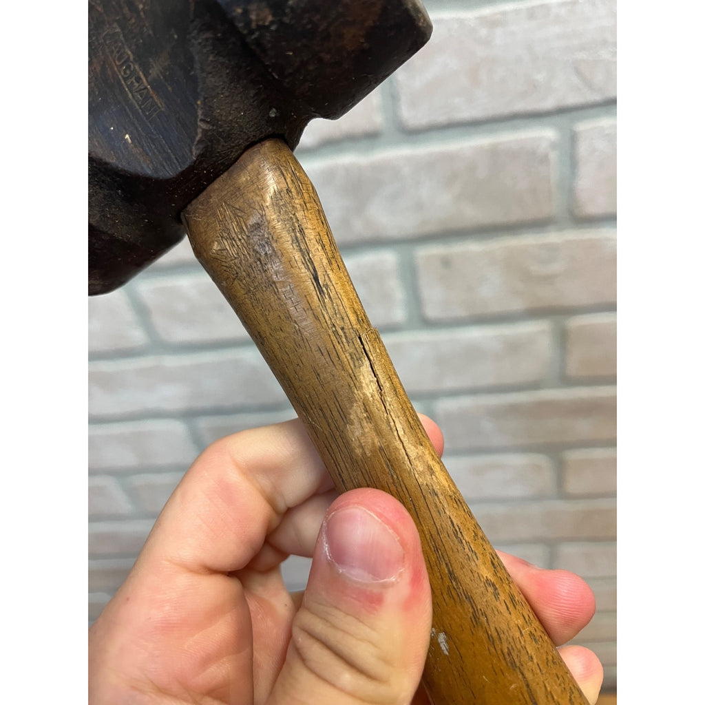 Vintage Vaughan Blacksmith Rounding Hammer 2 1/4 Lb Farrier Metalworking