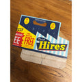 Drink Hires Root Beer Cardboard Carrier Eight Pack Carton Bottle 16oz Vintage