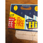 Drink Hires Root Beer Cardboard Carrier Eight Pack Carton Bottle 16oz Vintage