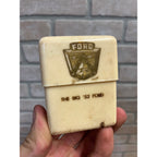 Vintage 1952 Ford Car Dealership promo Advertising Plastic Cigarette Holder Pack