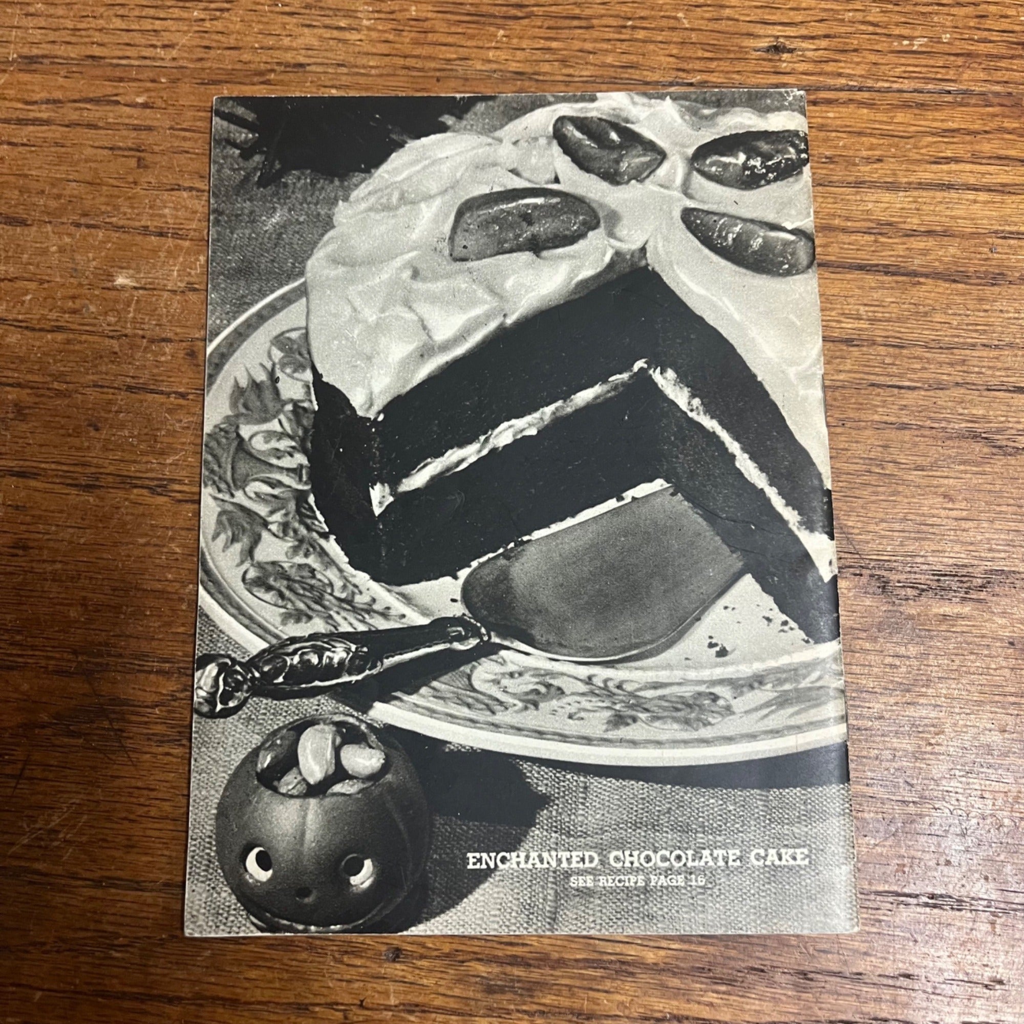 Antique 1938 Cook Book My Party Book Chocolate Recipes Halloween General Foods