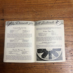 Antique 1938 Cook Book My Party Book Chocolate Recipes Halloween General Foods