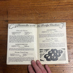 Antique 1938 Cook Book My Party Book Chocolate Recipes Halloween General Foods