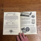 Antique 1938 Cook Book My Party Book Chocolate Recipes Halloween General Foods