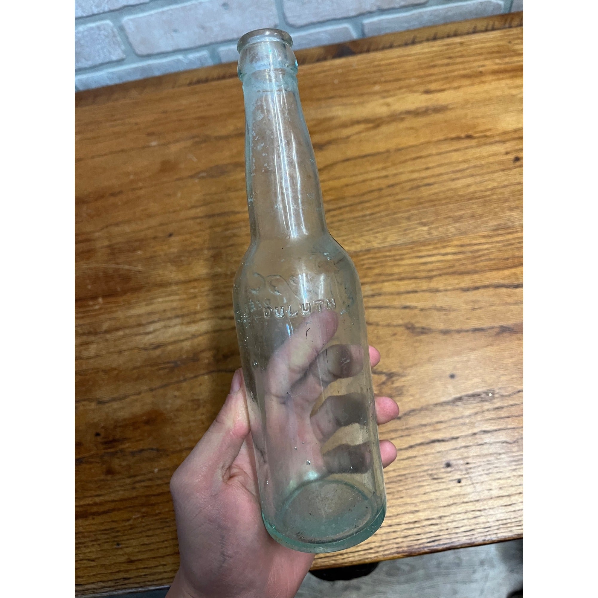 Vintage Rex Beer Bottle Duluth MN Aqua Blue Beer Bottle 1910s-1920s