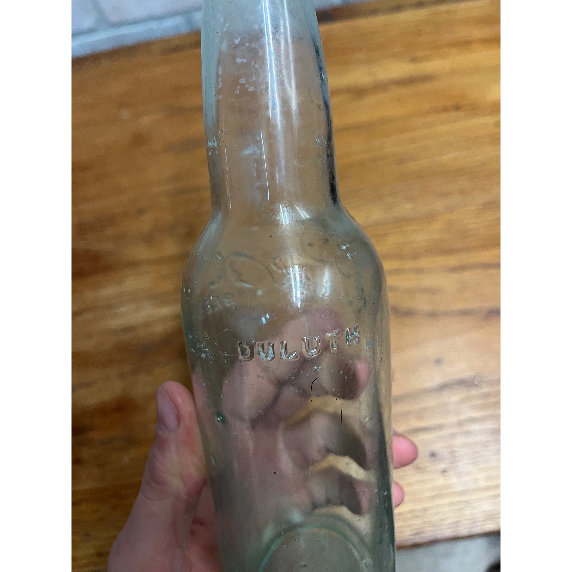 Vintage Rex Beer Bottle Duluth MN Aqua Blue Beer Bottle 1910s-1920s