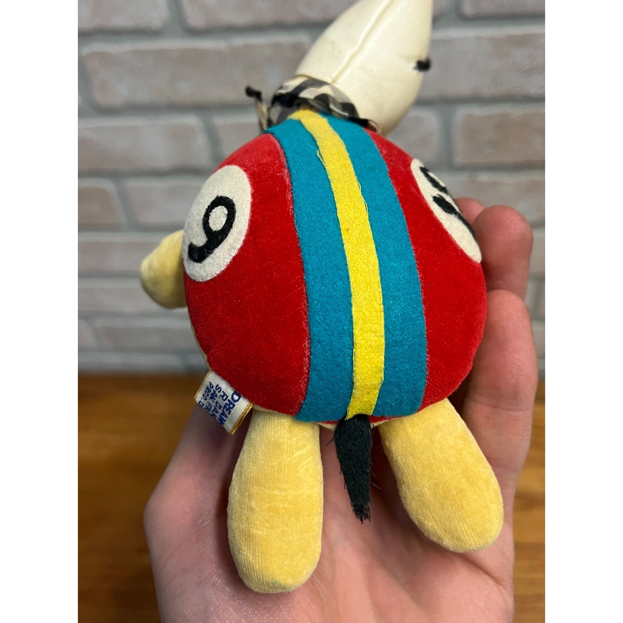 RARE Vintage Dakin Dream Pets Japan Racing Stripes Cap Turtle
