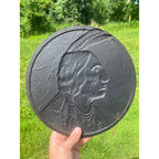Vintage c1930s Unusual Native American Indian 11" Sign Plaque Store Display?