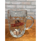 Vintage J. Leinenkugel Brewing Co. Hoppy Father's Day 2011 Thumbprint Handled Glass Drinking Stein Chippewa Falls, WI