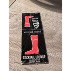 Vintage Red Boot Steak House Cocktai Lounge Canton Mass Advertising Matchbook