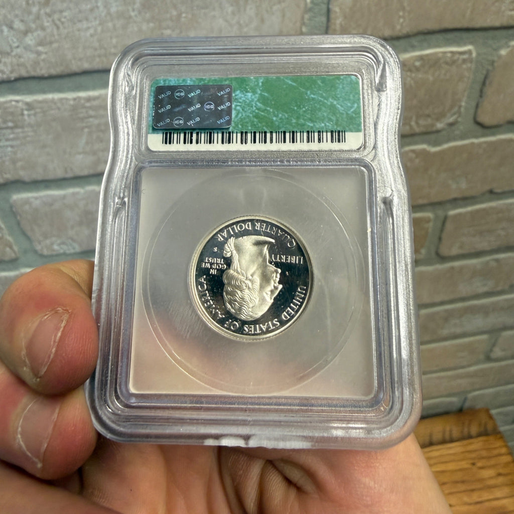 Certified ICG PR70 DCAM Silver Proof Quarter State  - Iowa 2004 S