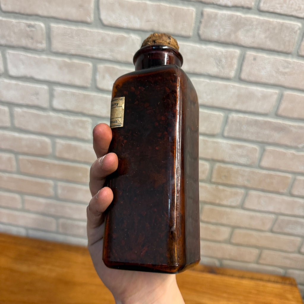 Antique Pharmacy Drug Store Bottle Gazzola Cloves Chicago Wellcome Chem Works