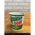 Mountain Dew Soda Wax Cup Sample Promo Give Me a Dew Pepsi