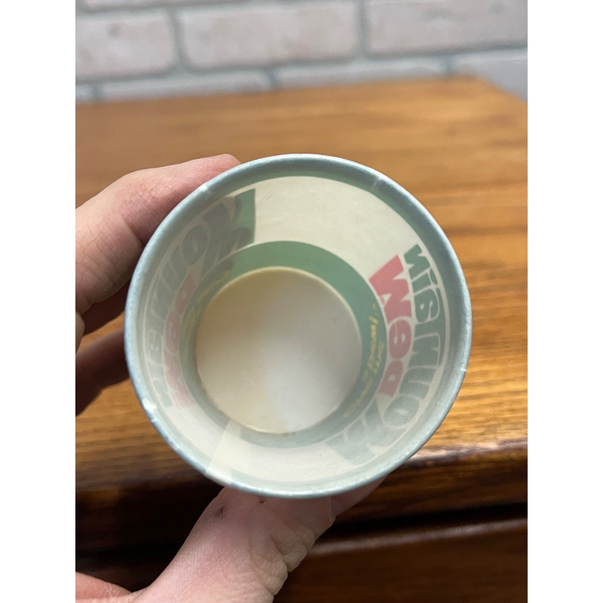 Mountain Dew Soda Wax Cup Sample Promo Give Me a Dew Pepsi