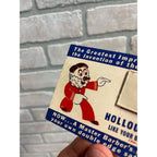 Vintage PAL Hollow Ground Safety Razor Blade Advertisement Sample Card Barber