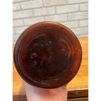Vintage Mrs Buttersworth Maple Syrup Amber Glass Bottles Lot (2) 10" & 11"