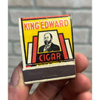 Vintage 1940s King Edward Cigar Tobacco Advertising FULL Matchbook