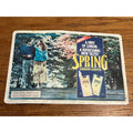 Vintage Spring Lemon Lights Cigarettes Advertising Countertop Place Mat