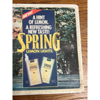 Vintage Spring Lemon Lights Cigarettes Advertising Countertop Place Mat
