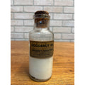 Antique 1900s Cocoanut Oil Sargent's Drug Store Chicago Glass Bottle w/ Label