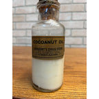 Antique 1900s Cocoanut Oil Sargent's Drug Store Chicago Glass Bottle w/ Label