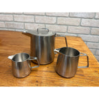 Vintage 1960s Robert Welch Old Hall Oriana MCM Stainless Steel 3pc Coffee Set