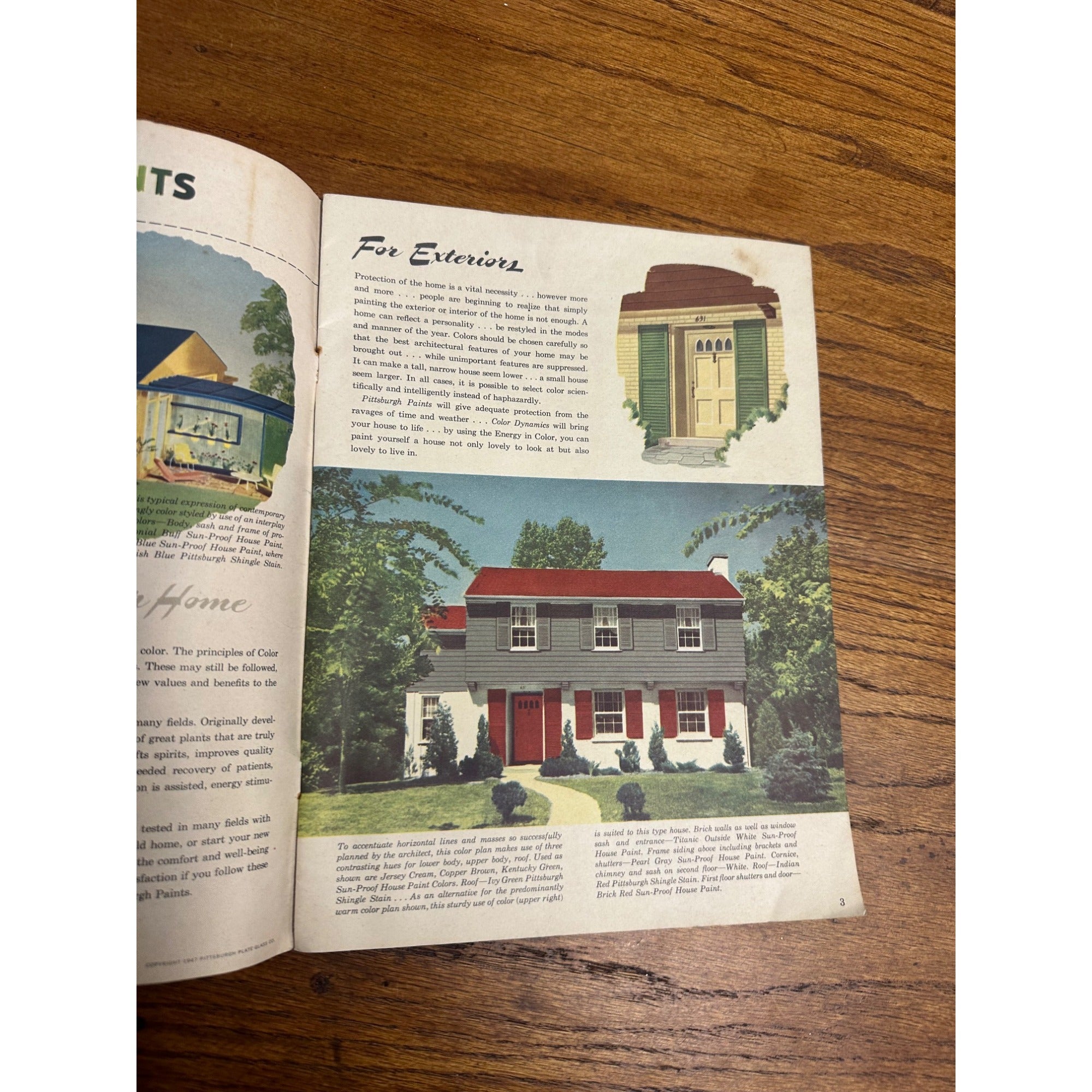 Vintage Pittsburgh Color Dynamics for your home Order Catalog 40s Paint