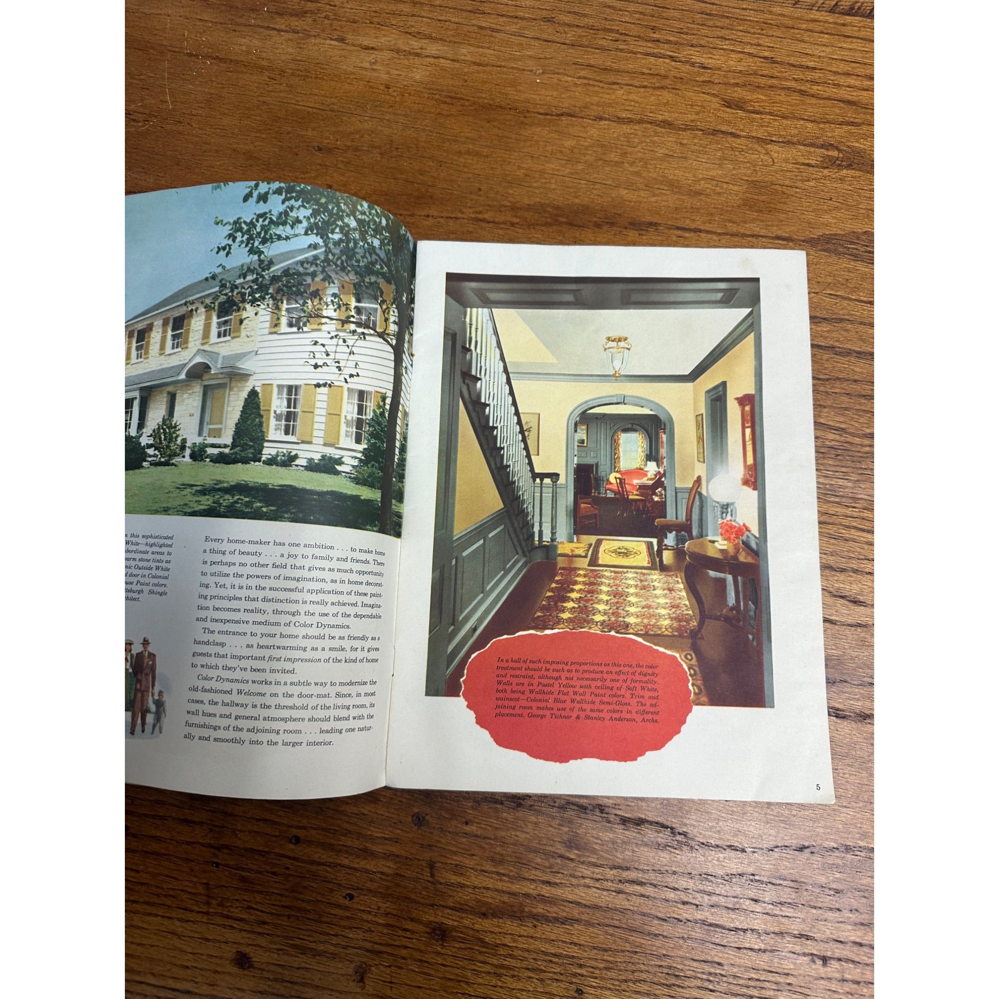 Vintage Pittsburgh Color Dynamics for your home Order Catalog 40s Paint