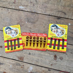 Vintage NOS SOLO Bob Pins Rubber Tip Plastic Hair Pins Display Cards Lot of 3