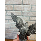 Vintage 1920s Spelter Eagle Hood Ornament Mascot Architectural Finial Salvage
