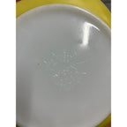 Vintage Yellow Pyrex Square Hostess 2.5 Quart Casserole Dish and Lid 525B Mid-Century Ovenware