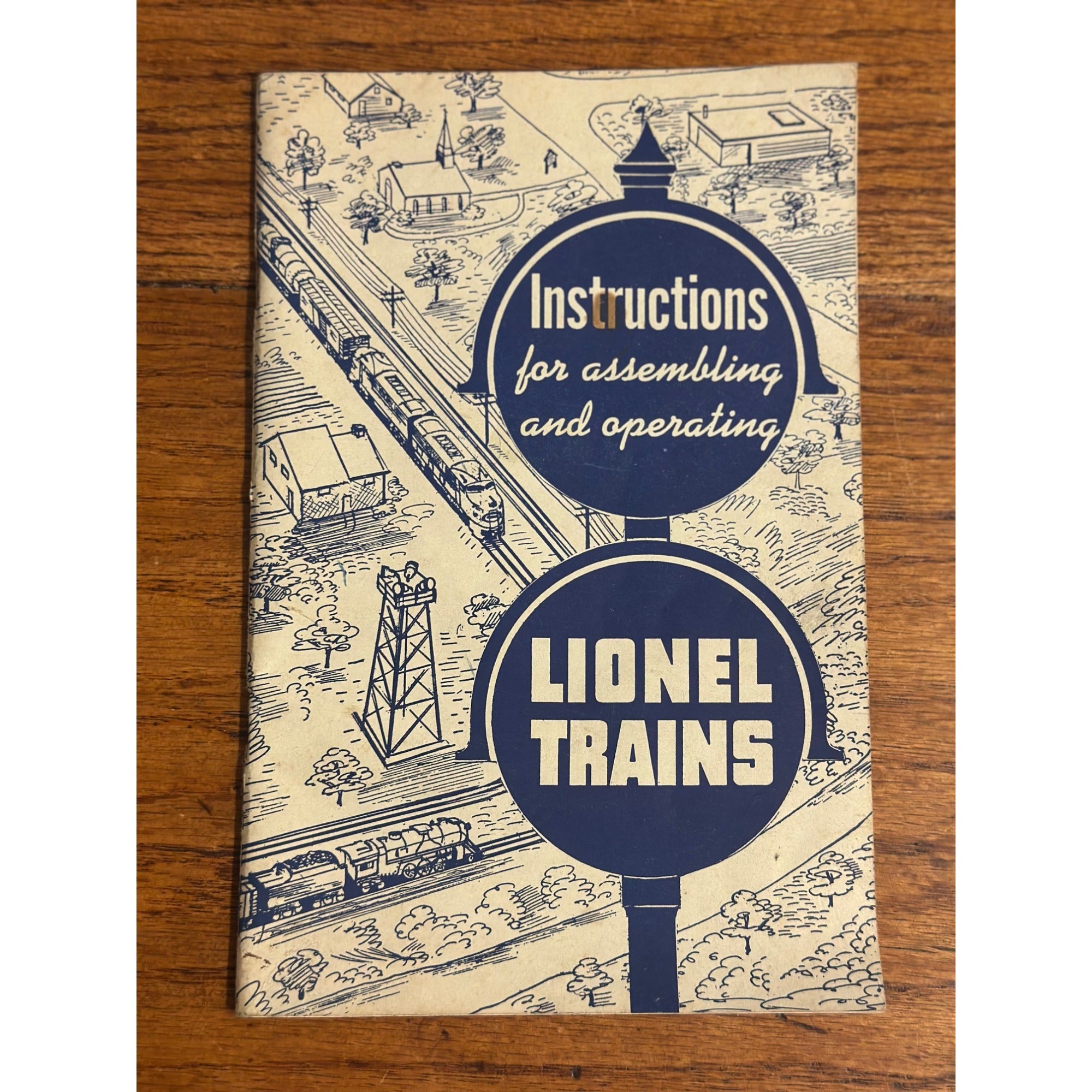 1951 Lionel Trains Instructions for Assembling and Operating Manual Booklet