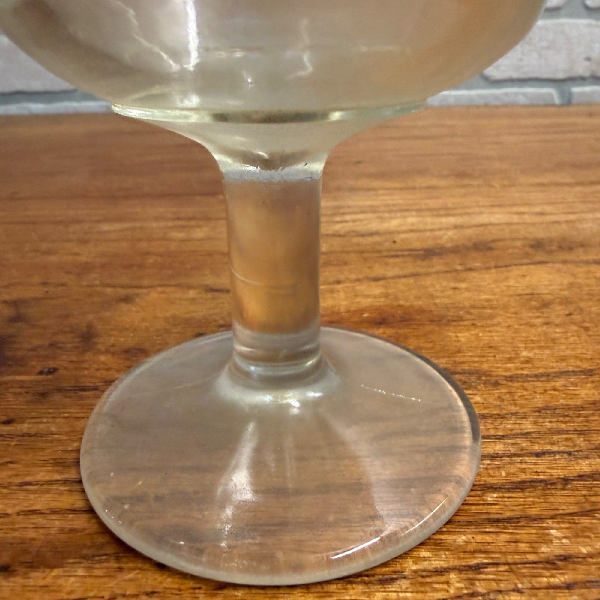 Pair Mountain Dew Glass Stemmed Footed Goblet “It’ll Tickle Yore Innards” Vintage